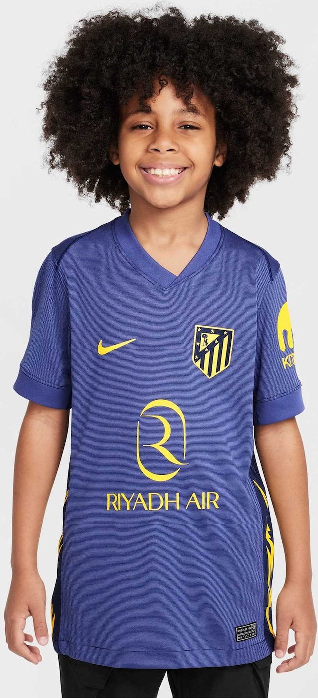 Camisa Nike Atlético de Madrid II 2025/26 Torcedor Pro Infantil