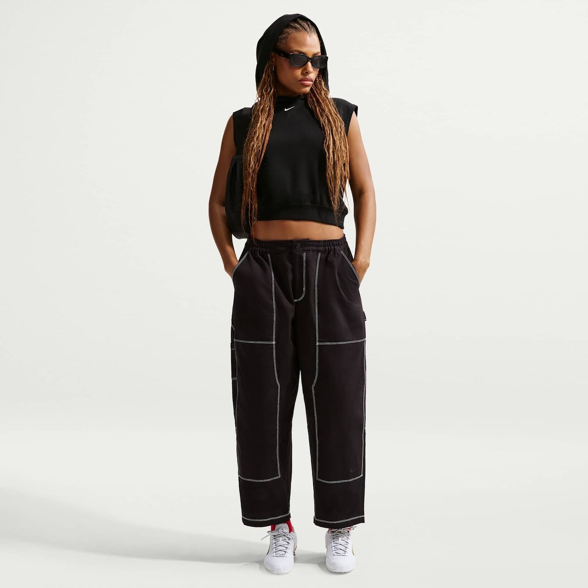 Imagem principal Calça Nike Sportswear Street Carpenter Feminina Preto Nike Sportswear Preto