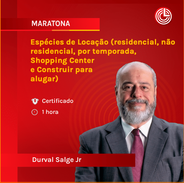 Imagem principal Espécies de Locação (residencial, não residencial, por temporada, Shopping Center e Construir para alugar)