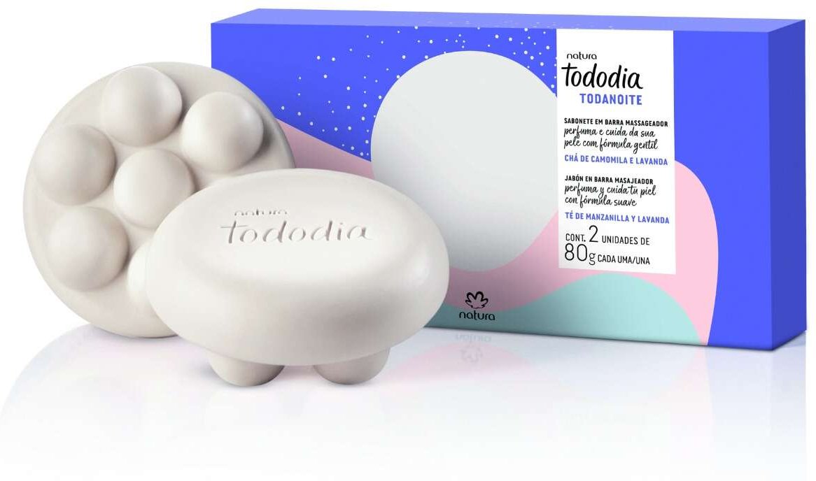 Sabonete em Barra Massageador Tododia Todanoite