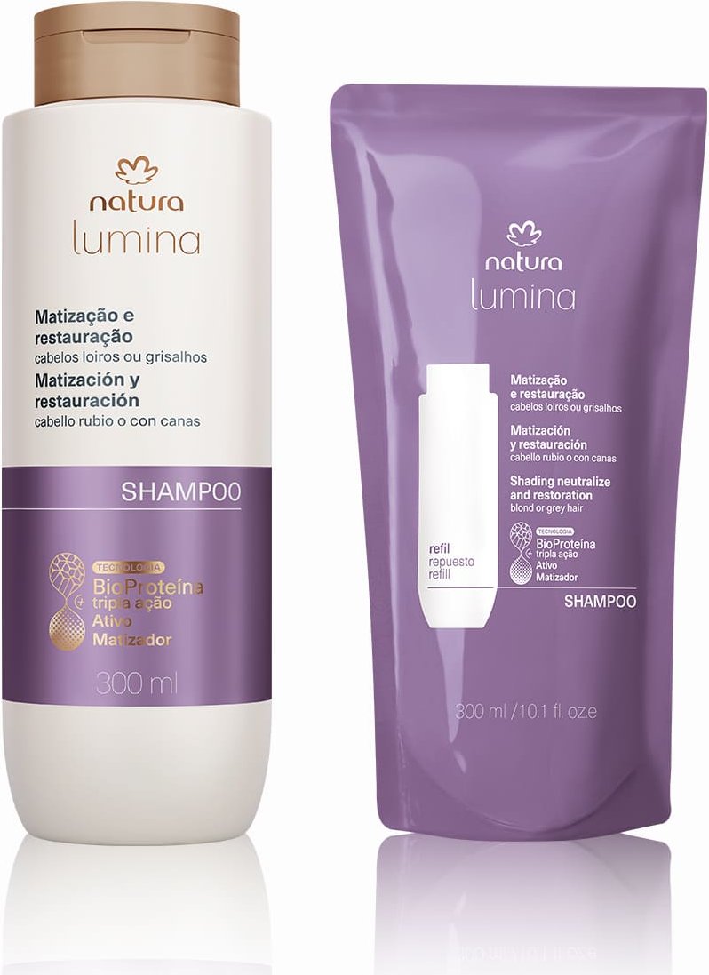 Imagem principal Kit Lumina Matização Shampoo e Refil (2 produtos) Natura BR Natura BR