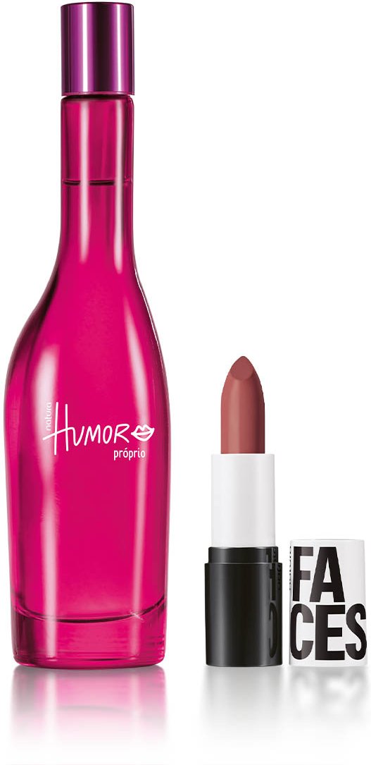 Imagem principal Kit Humor Próprio e Batom Matte Faces Cookie Nude Natura BR Natura BR