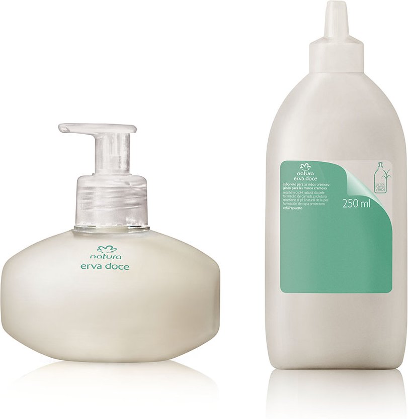 Imagem principal Kit Erva Doce Sabonete Cremoso com Refil (2 produtos) Natura BR Natura BR