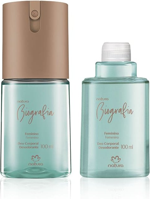 Imagem principal Kit Biografia Feminino Desodorante Corporal com Refil (2 produtos) Natura BR Natura BR