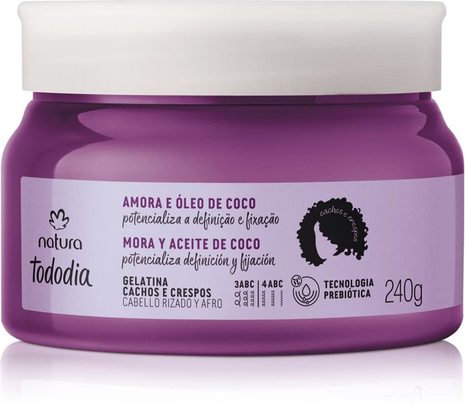 Imagem principal Gelatina Cachos e Crespos Tododia Amora e Óleo de Coco Natura BR Natura BR