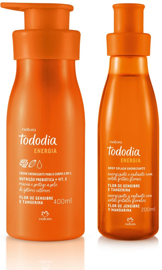 Imagem principal Kit Tododia Energia Flor de gengibre e Tangerina com Body Splash (2 produtos) Natura BR Natura BR