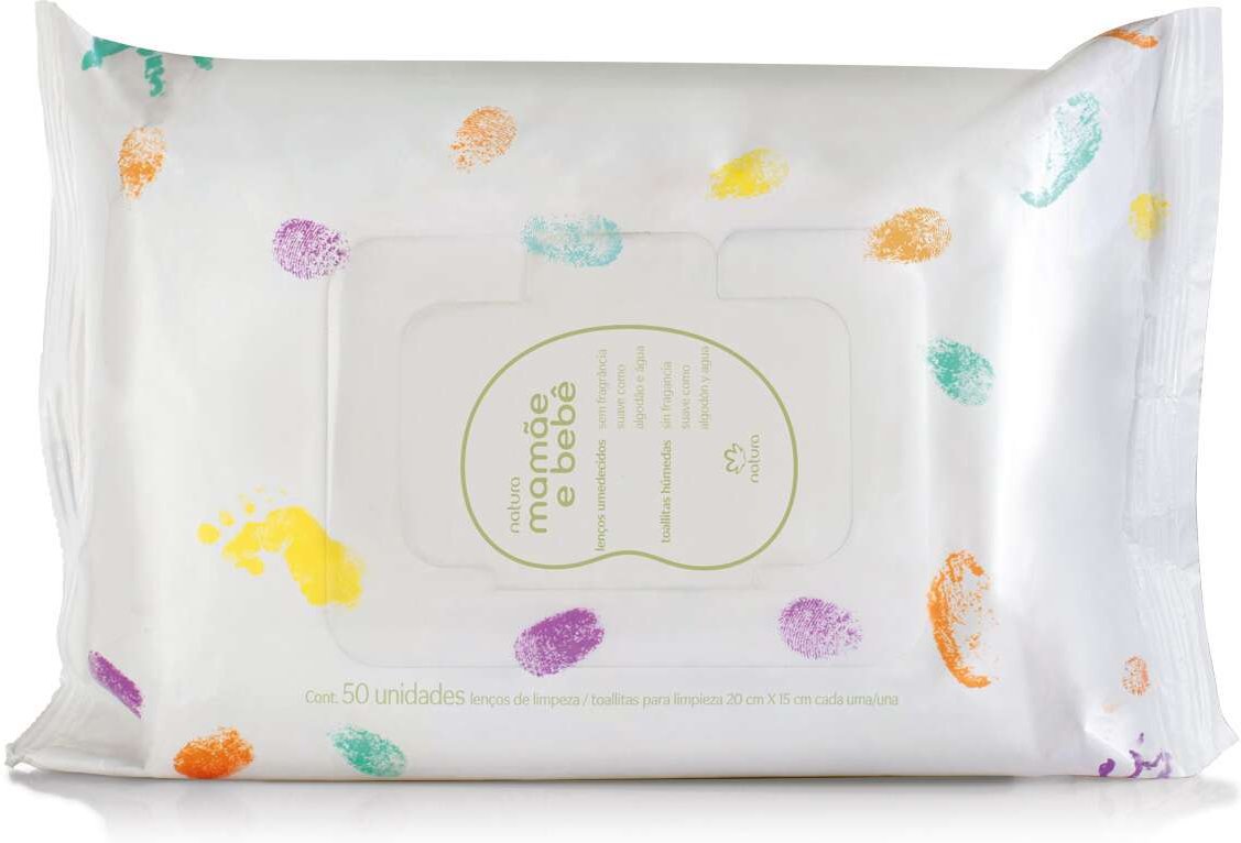 Imagem principal Lenços Umedecidos sem Fragrância Mamãe e Bebê Natura BR Natura BR