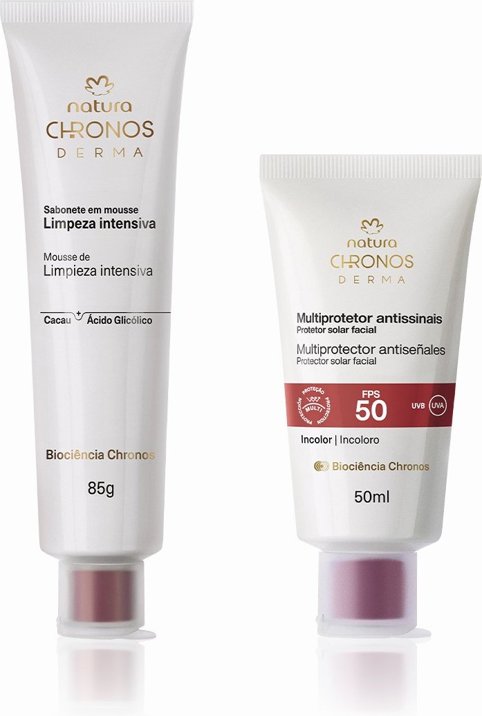 Imagem principal Kit Básico para o Dia a Dia Chronos Derma (2 produtos) Natura BR Natura BR