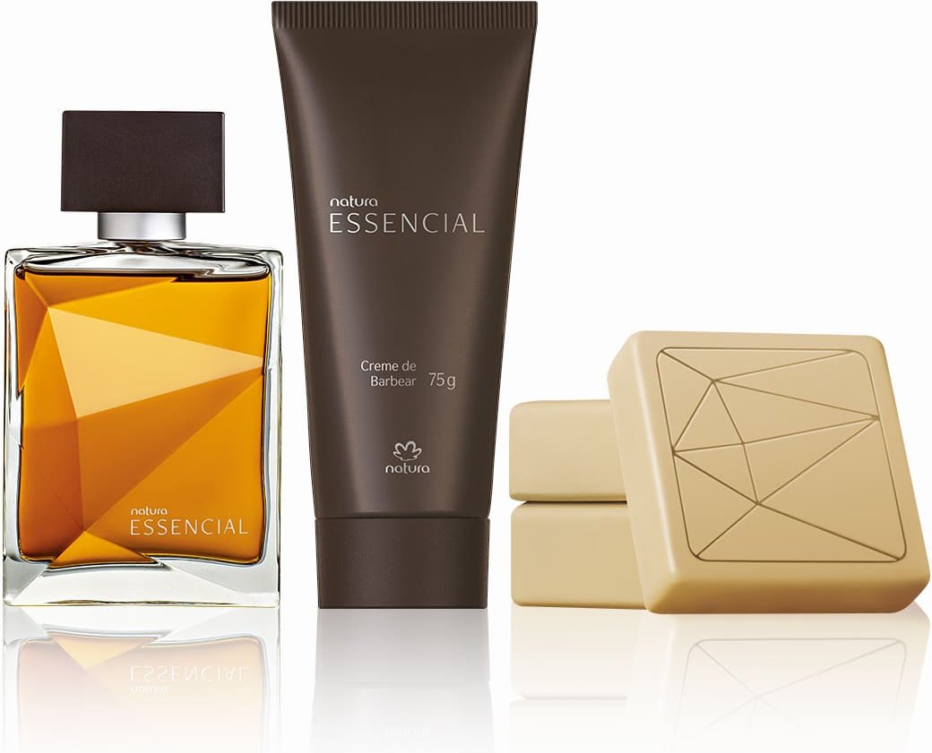 Imagem principal Kit Essencial Masculino, Sabonete em Barra e Creme de Barbear (3 produtos) Natura BR Natura BR