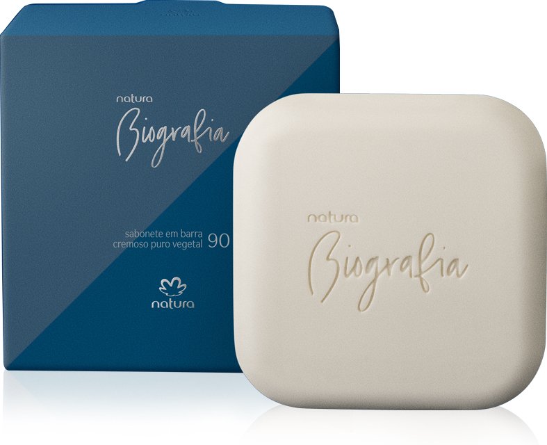 Sabonete em Barra Cremoso Puro Vegetal Biografia Masculino