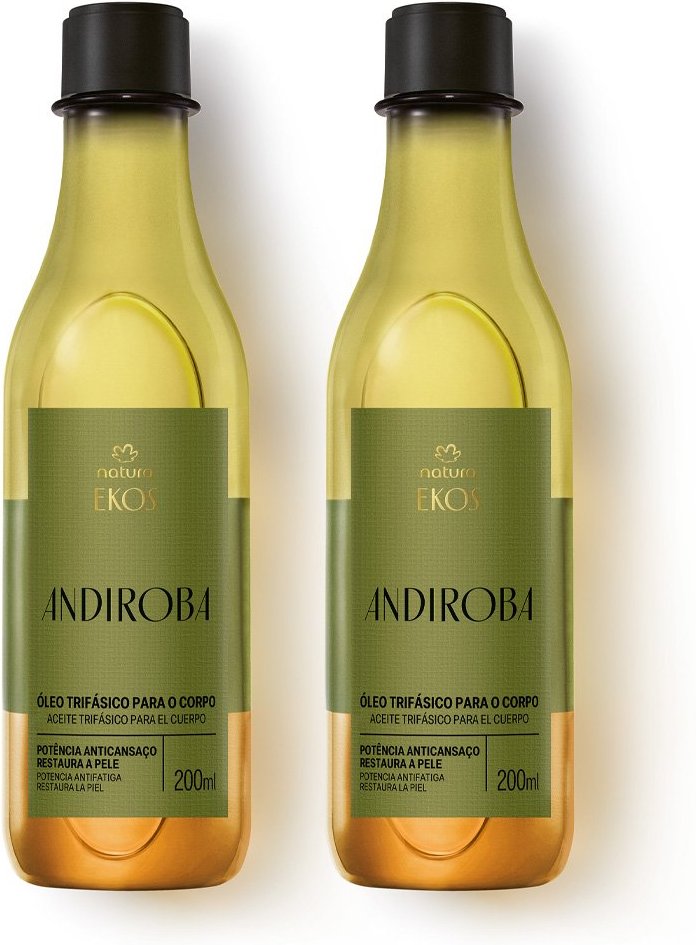 Imagem principal Kit Óleo Trifásico Desodorante Corporal Ekos Andiroba (2 unidades) Natura BR Natura BR