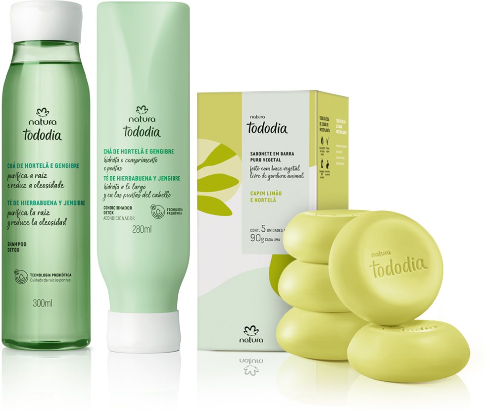 Imagem principal Kit Tododia Antioleosidade e Sabonete (3 produtos) Natura BR Natura BR