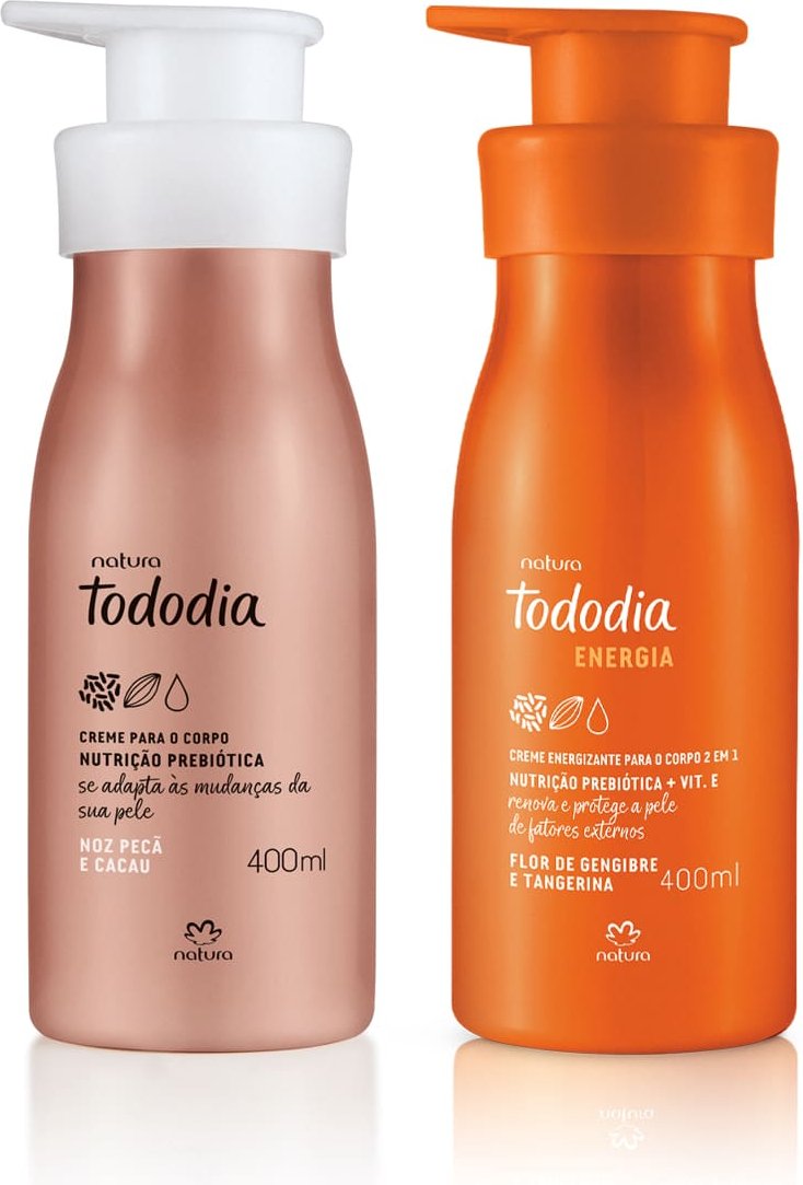 Imagem principal Kit Cremes Nutritivos Tododia Energia e Noz Pecã e Cacau (2 produtos) Natura BR Natura BR
