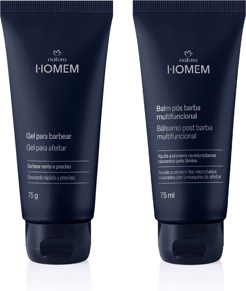Imagem principal Kit Gel para Barbear e Balm Pós-barba Natura Homem (2 produtos) Natura BR Natura BR