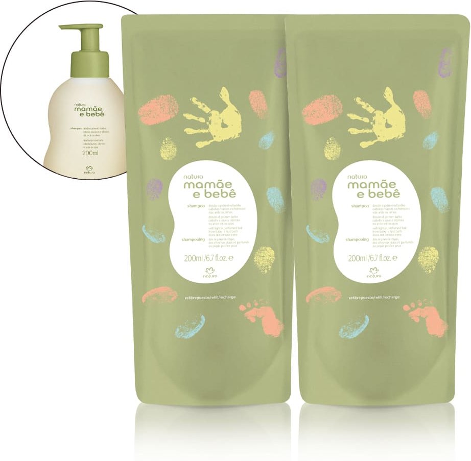 Imagem principal Kit Refil Shampoo Mamãe e Bebê (2 unidades) Natura BR Natura BR