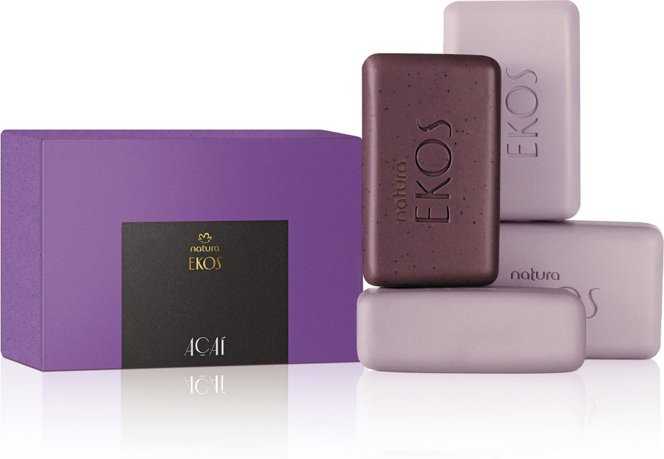 Imagem principal Sabonete em Barra Puro Vegetal Ekos Açaí (4 unidades) Natura BR Natura BR