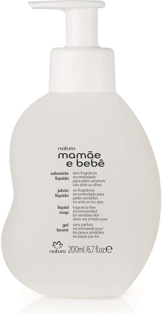 Imagem principal Sabonete Líquido Sem Fragrância da Cabeça aos Pés Mamãe e Bebê Natura BR Natura BR