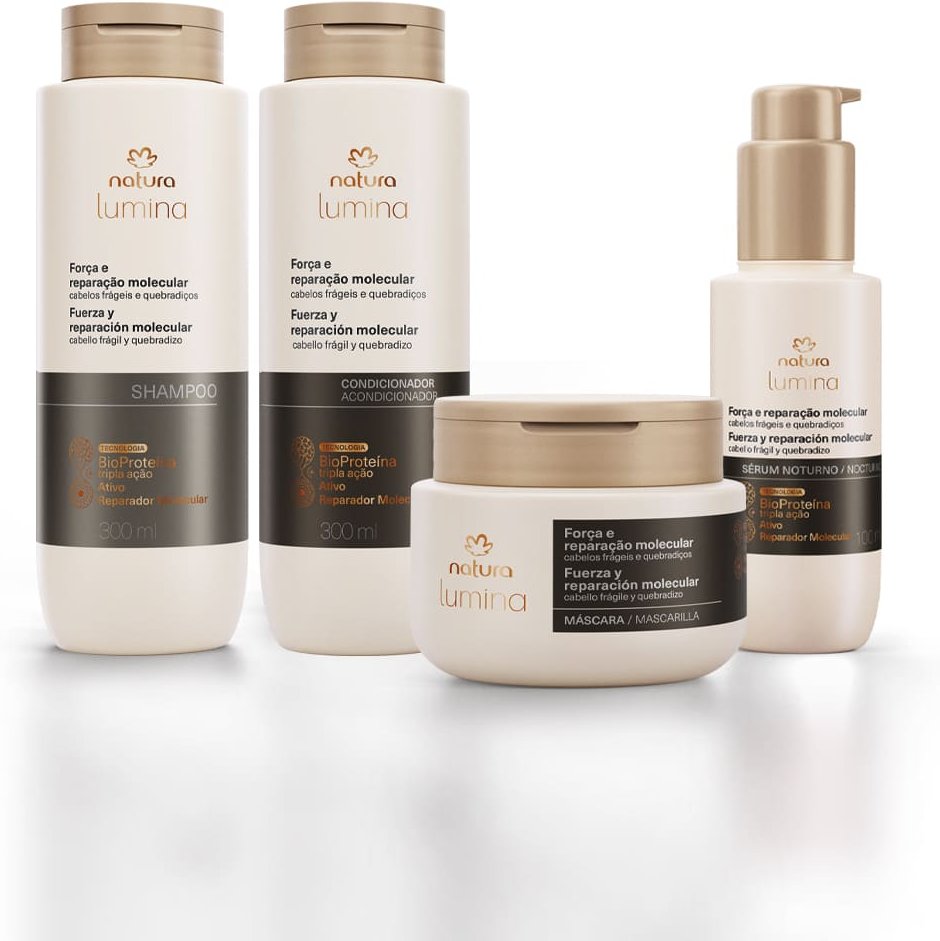 Imagem principal Kit Lumina Força e Reparação Molecular (4 produtos) Natura BR Natura BR
