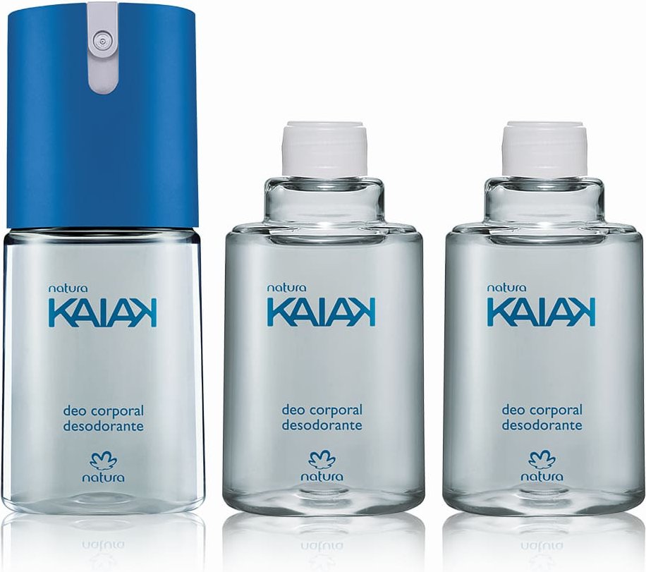 Imagem principal Kit Desodorante Spray Corporal Kaiak Masculino (3 produtos) Natura BR Natura BR