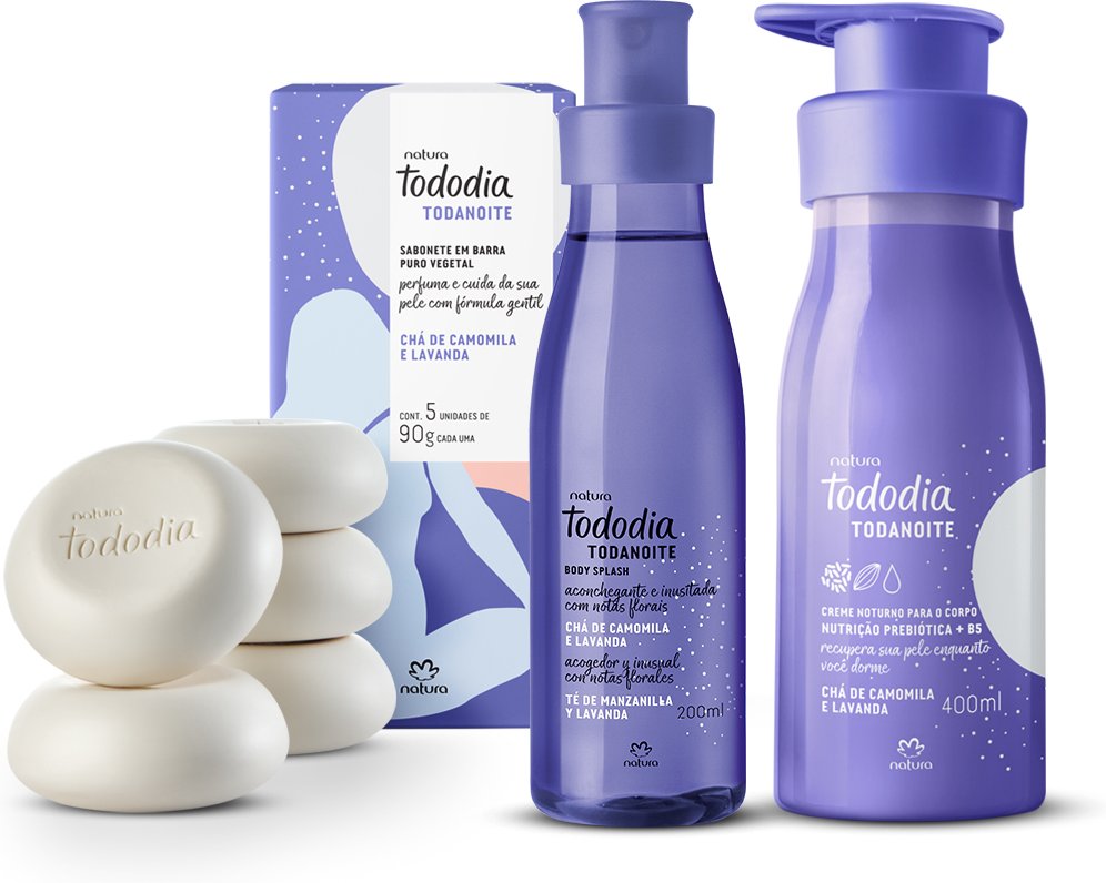 Imagem principal Kit Tododia Todanoite com Sabonete, Hidratante e Body Splash (3 produtos) Natura BR Natura BR