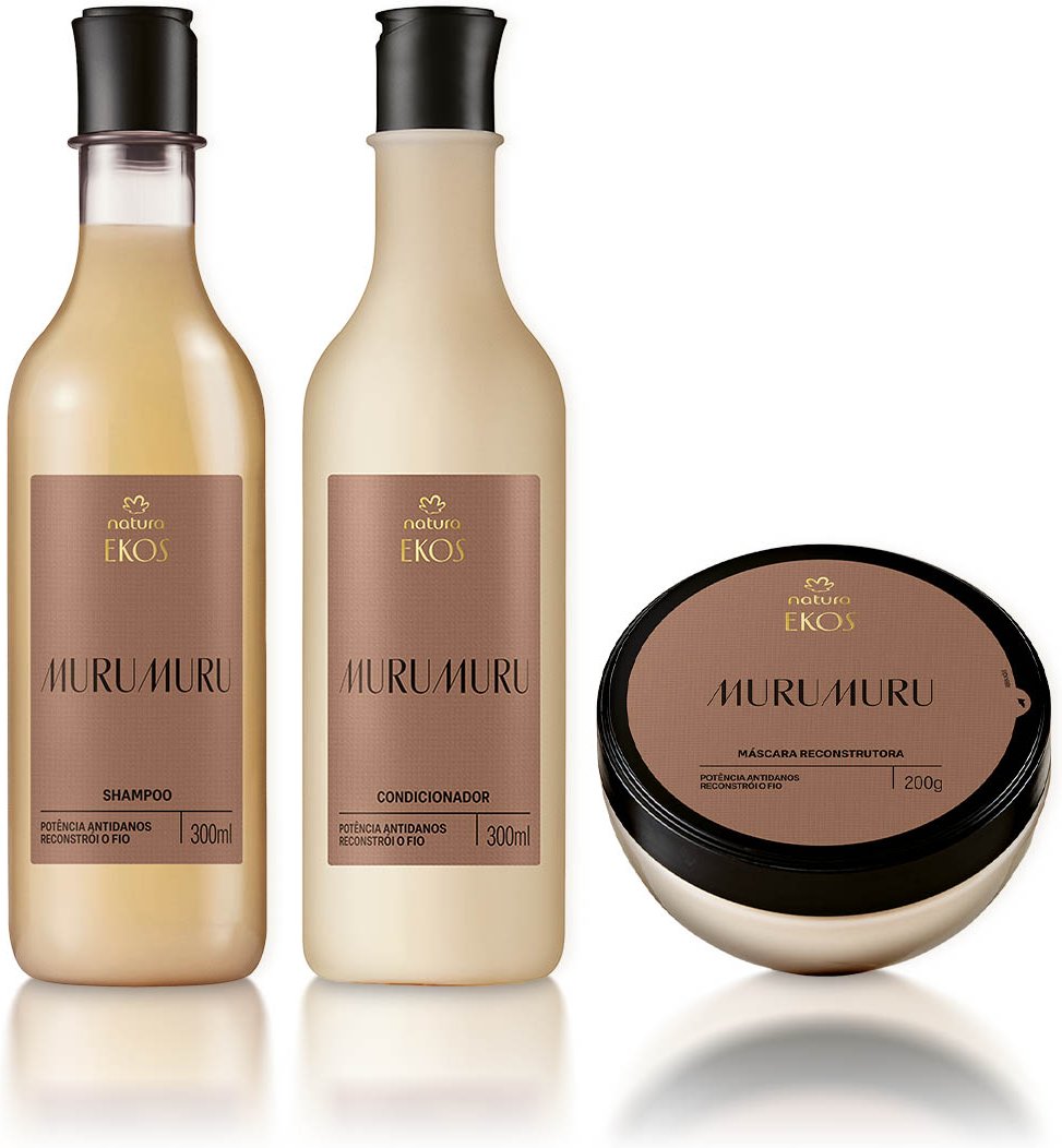 Imagem principal Kit Ekos Murumuru Shampoo, Condicionador e Máscara Natura BR Natura BR
