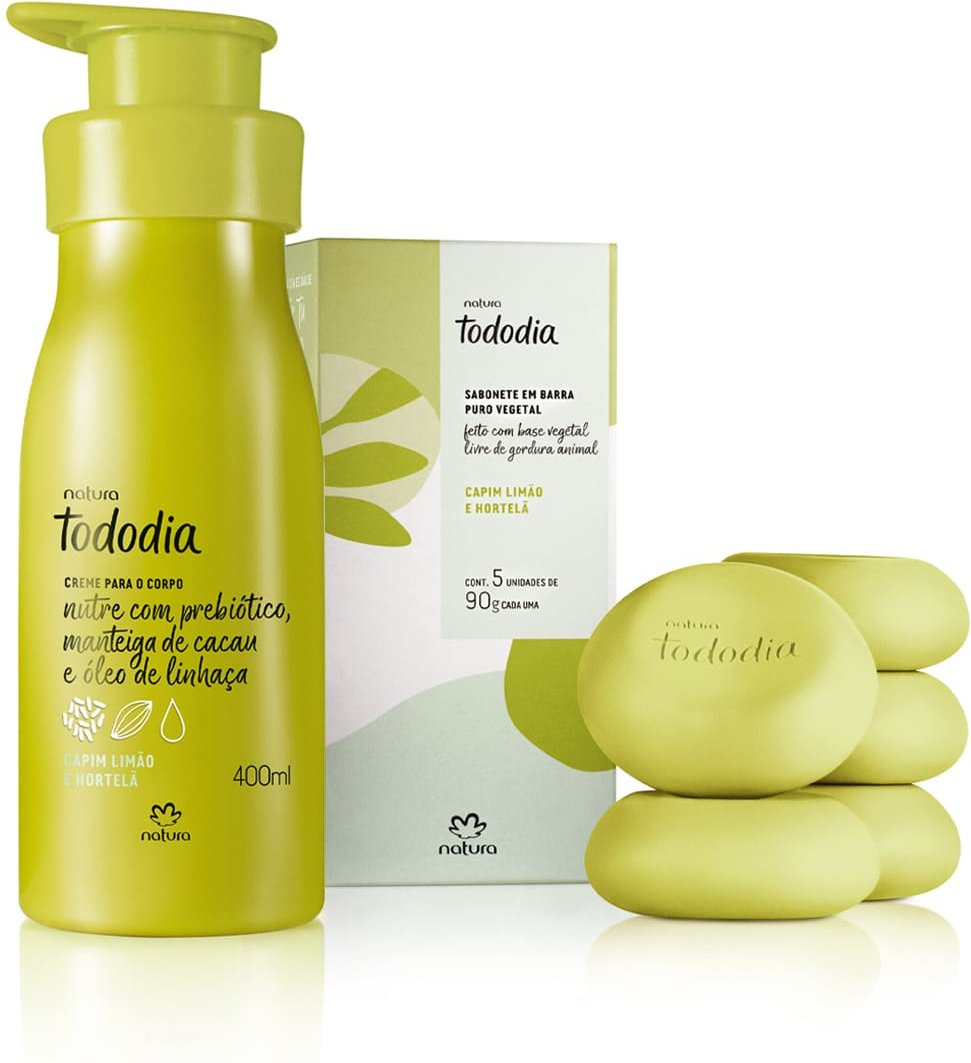 Imagem principal Conjunto Natura Tododia Capim Limão e Hortelã Natura BR Natura BR