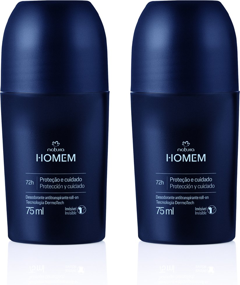 Imagem principal Kit Desodorante Antitranspirante Roll-On Natura Homem (2 unidades) Natura BR Natura BR