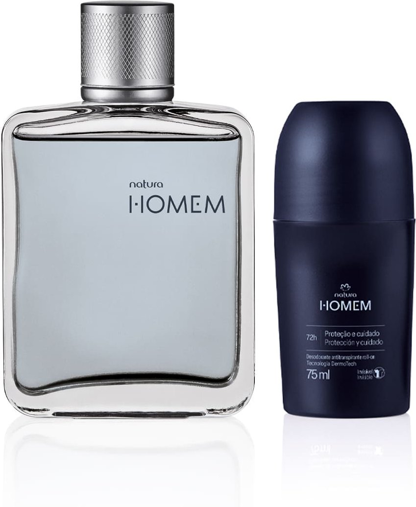 Imagem principal Kit Desodorante Colônia e Desodorante Roll-on Natura Homem (2 produtos) Natura BR Natura BR