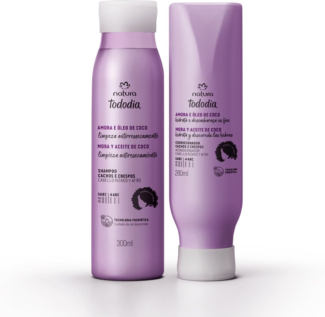Imagem principal Kit Cachos e Crespos Tododia Amora e Óleo de Coco (2 produtos) Natura BR Natura BR