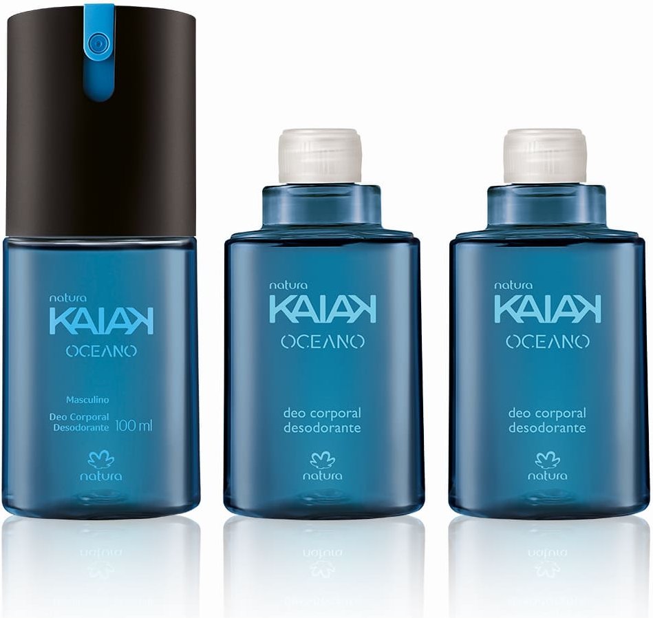 Imagem principal Kit Desodorante Spray Corporal Kaiak Oceano Masculino (3 produtos) Natura BR Natura BR