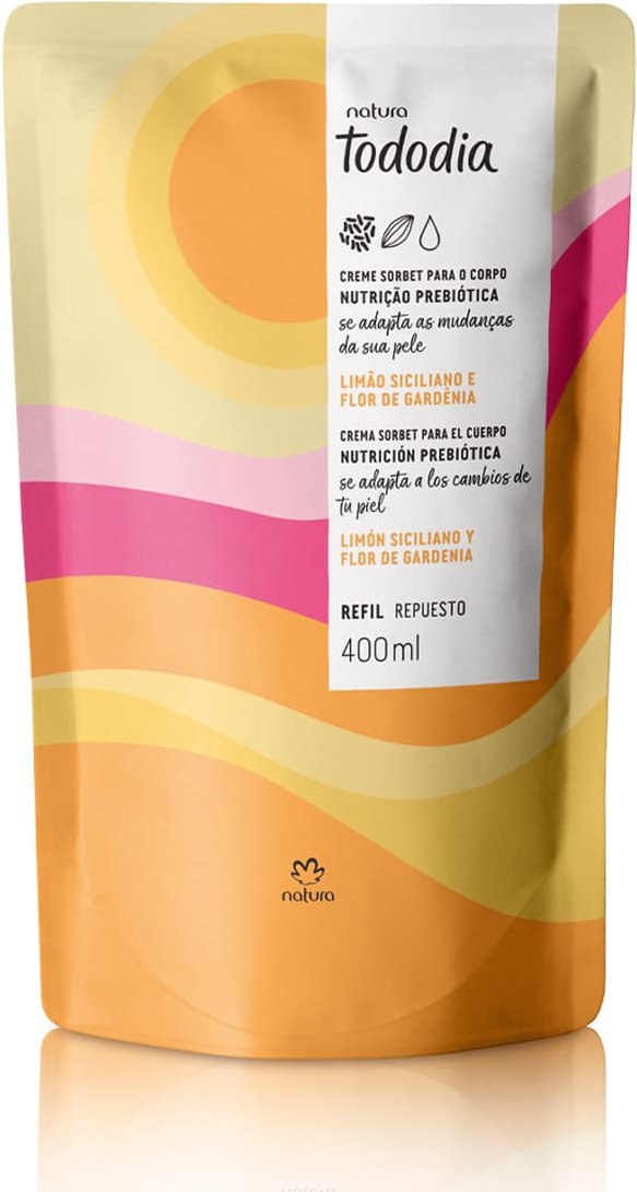 Imagem principal Refil Creme Desodorante Nutritivo Tododia Limão Siciliano e Flor de Gardênia Natura BR Natura BR