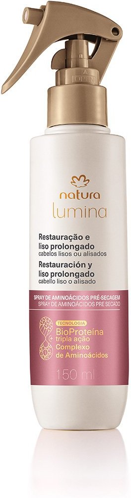 Imagem principal Spray de Aminoácidos Lumina Pré-Secagem para Restauração e Liso Prolongado Natura BR Natura BR