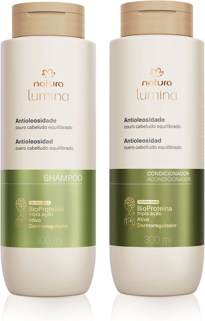 Imagem principal Kit Shampoo e Condicionador Lumina Antioleosidade (2 produtos) Natura BR Natura BR