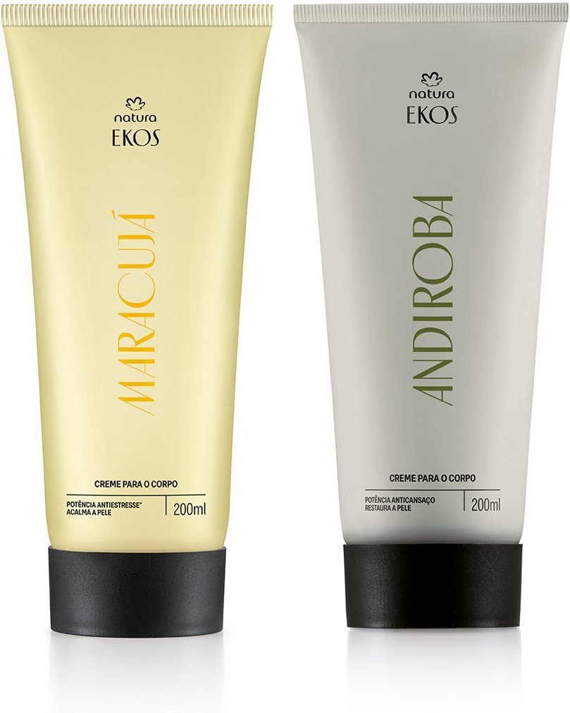 Imagem principal KIt Creme Desodorante Hidratante para o Corpo Ekos Maracujá e Ekos Andiroba (2 unidades) Natura BR Natura BR