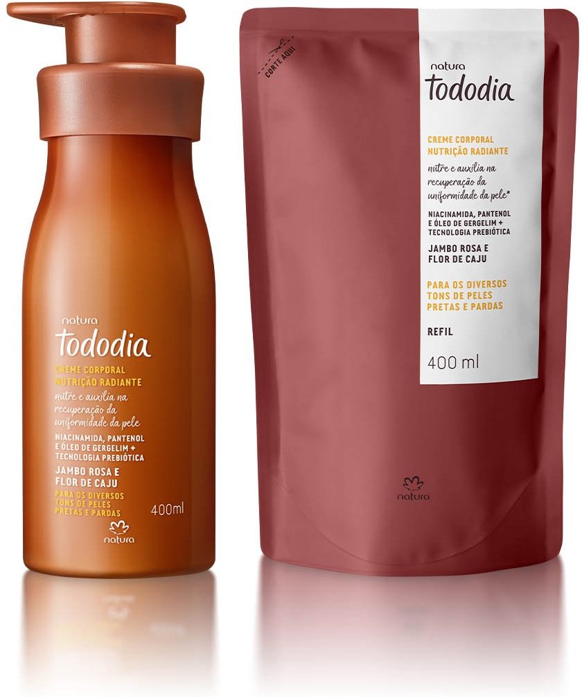 Imagem principal Kit Creme Nutritivo com Refil Tododia Jambo Rosa e Flor de Caju Natura BR Natura BR