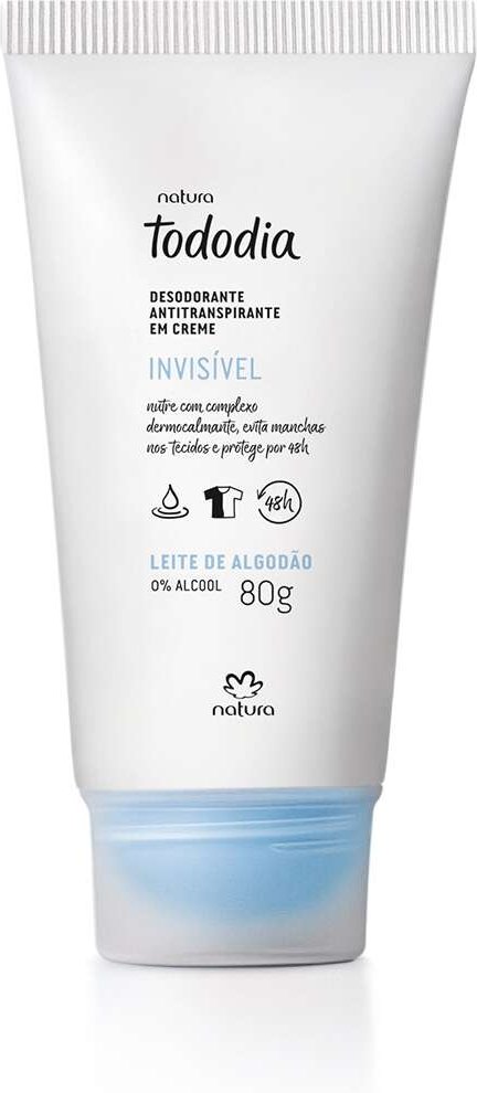 Imagem principal Desodorante Antitranspirante em Creme Tododia Leite de Algodão Natura BR Natura BR