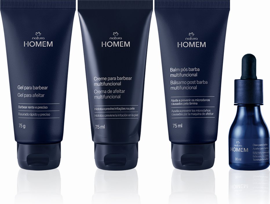 Imagem principal Kit Natura Homem Barba (4 produtos) Natura BR Natura BR