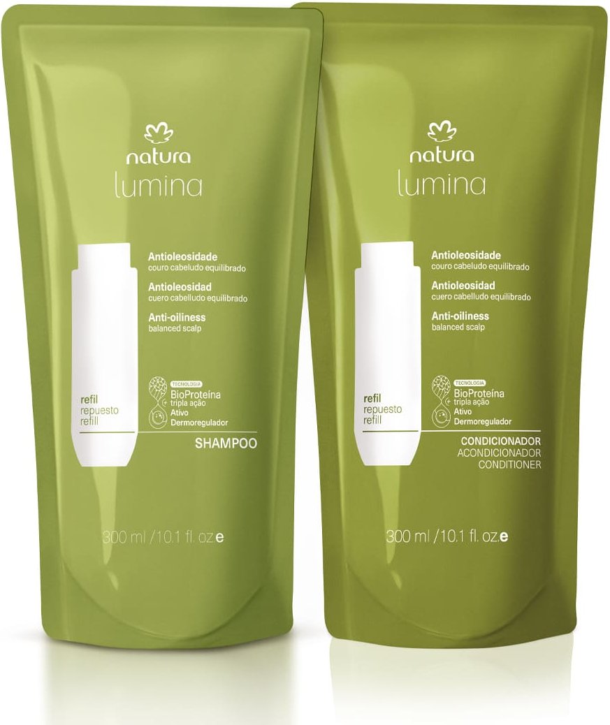 Imagem principal Kit Refis Shampoo e Condicionador Lumina Antioleosidade (2 produtos) Natura BR Natura BR