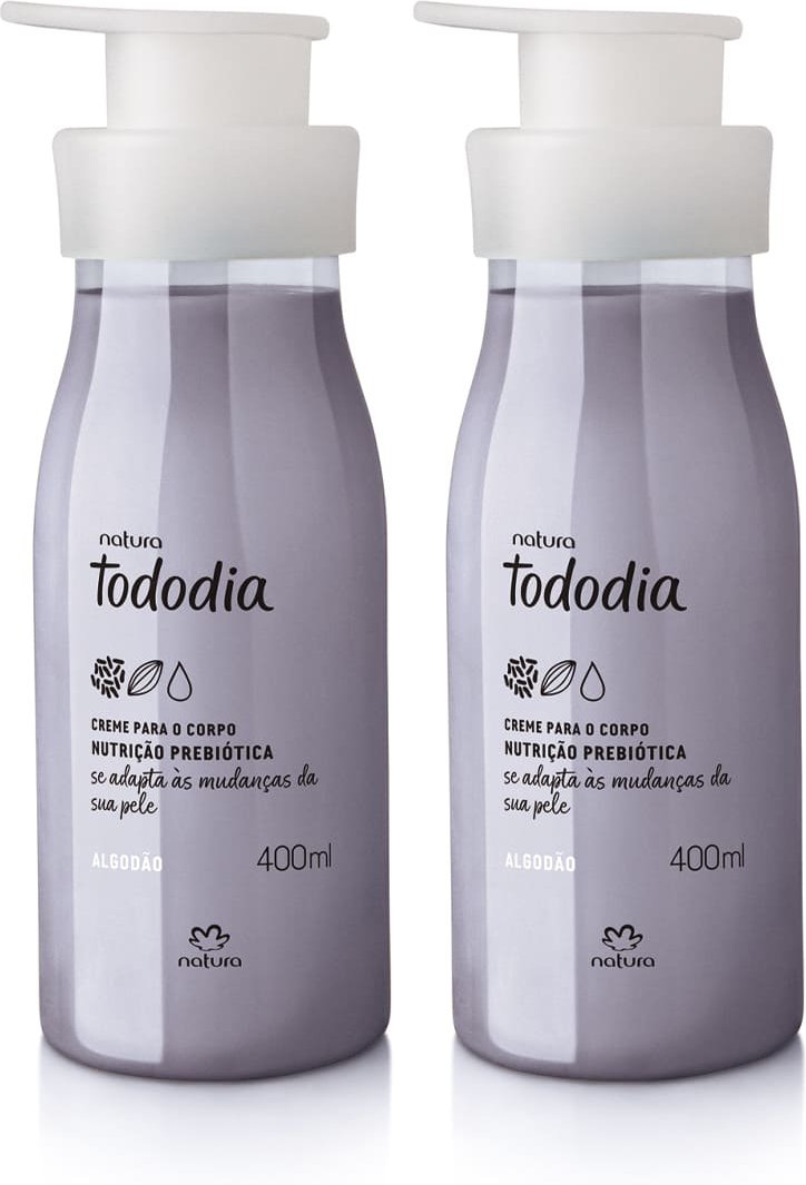 Imagem principal Kit Creme Desodorante Nutritivo Para o Corpo Tododia Algodão (2 unidades) Natura BR Natura BR