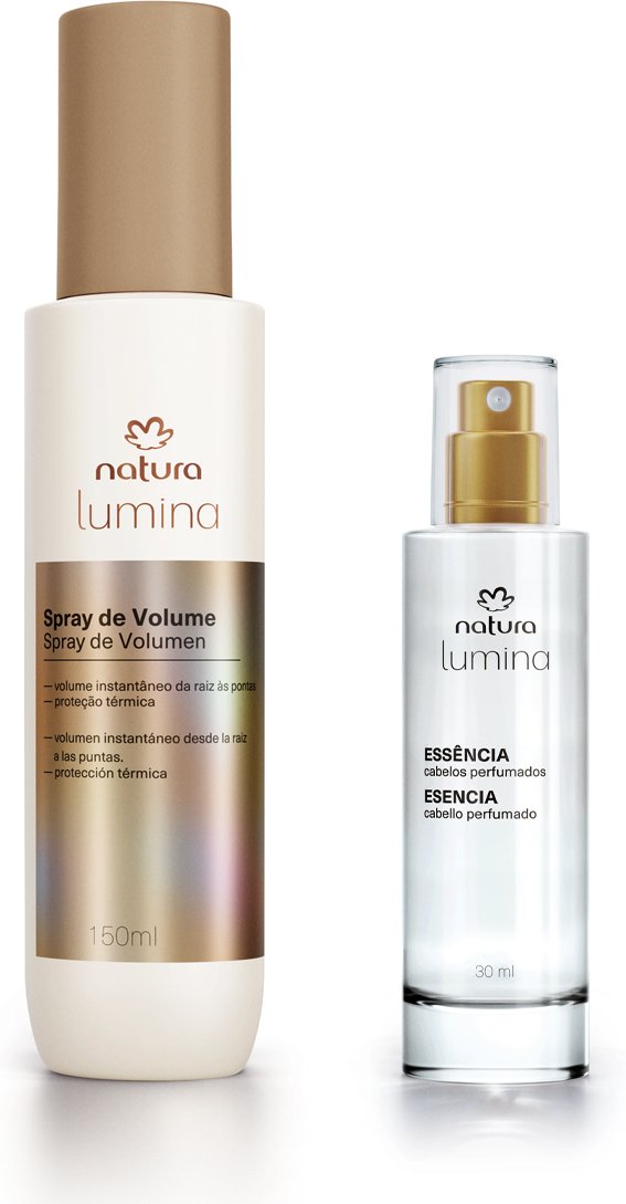 Imagem principal Kit Spray de Volume e Essência para Finalização Lumina (2 produtos) Natura BR Natura BR
