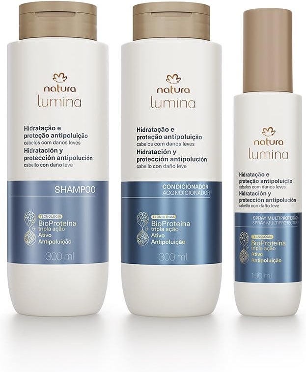 Imagem principal Kit Lumina Hidratação e Proteção Antipoluição (3 produtos) Natura BR Natura BR