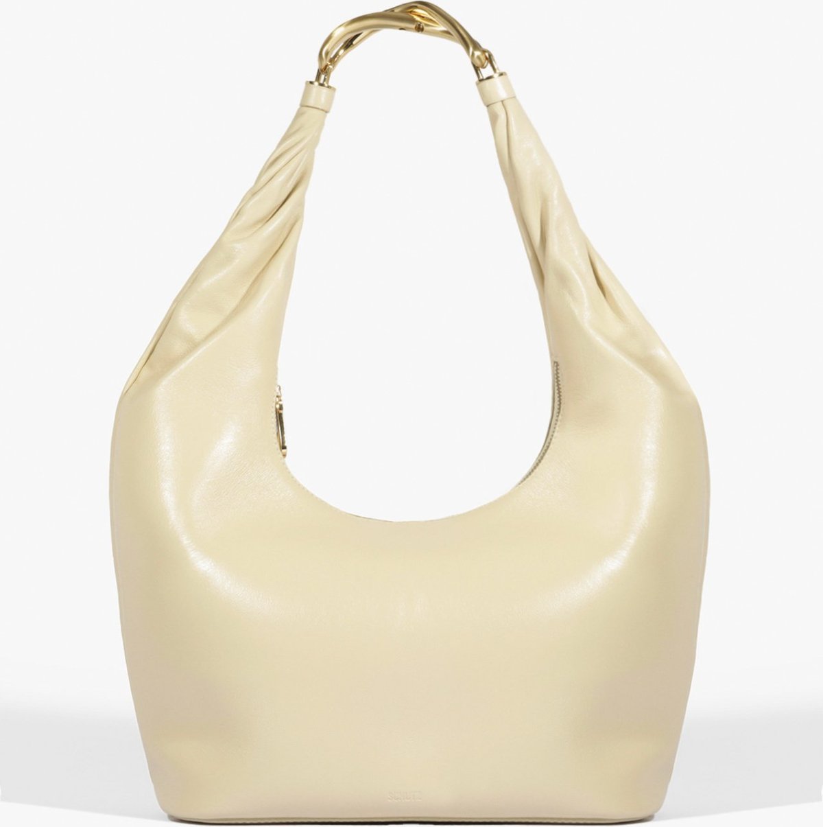 Imagem principal Bolsa Maxi Hobo Couro Metal Branca | Schutz Schutz BR Branco Schutz BR Branco
