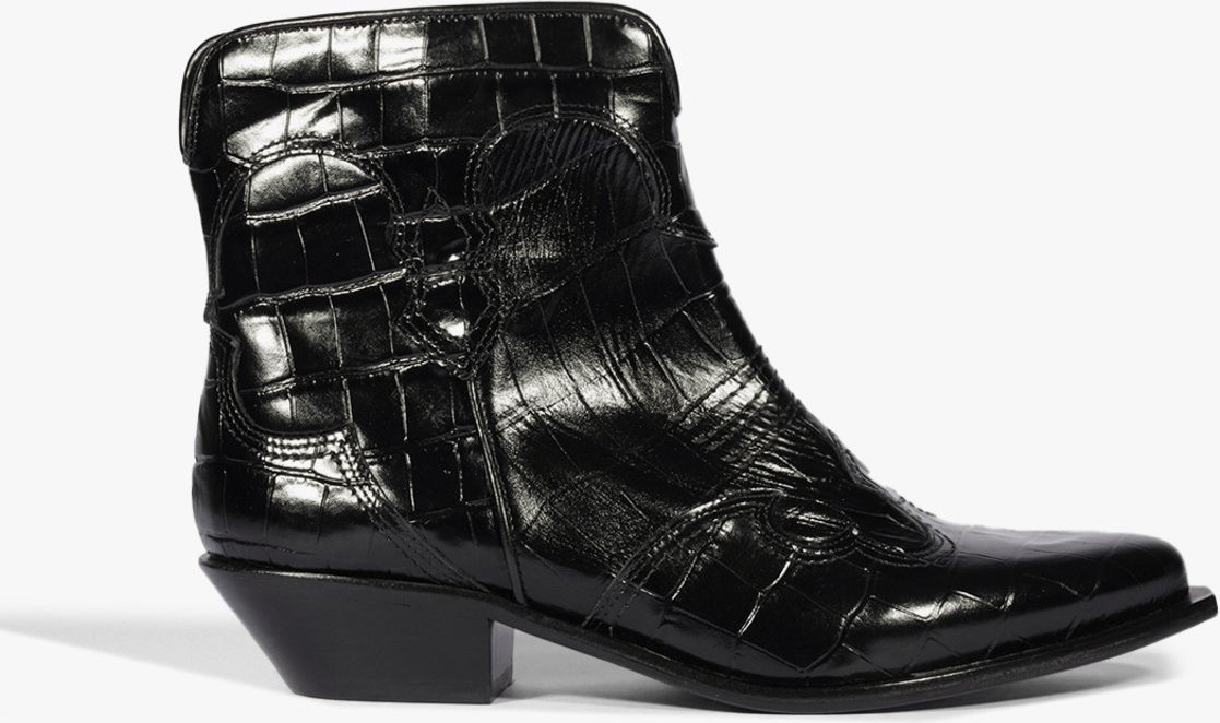 Imagem principal Bota Tennesse Couro Croco Preta Schutz Preto Schutz Preto