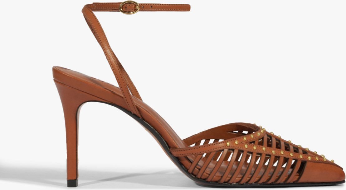 Imagem principal Scarpin Tammy Pump Couro Caramelo | Schutz Schutz BR Marrom Schutz BR Marrom