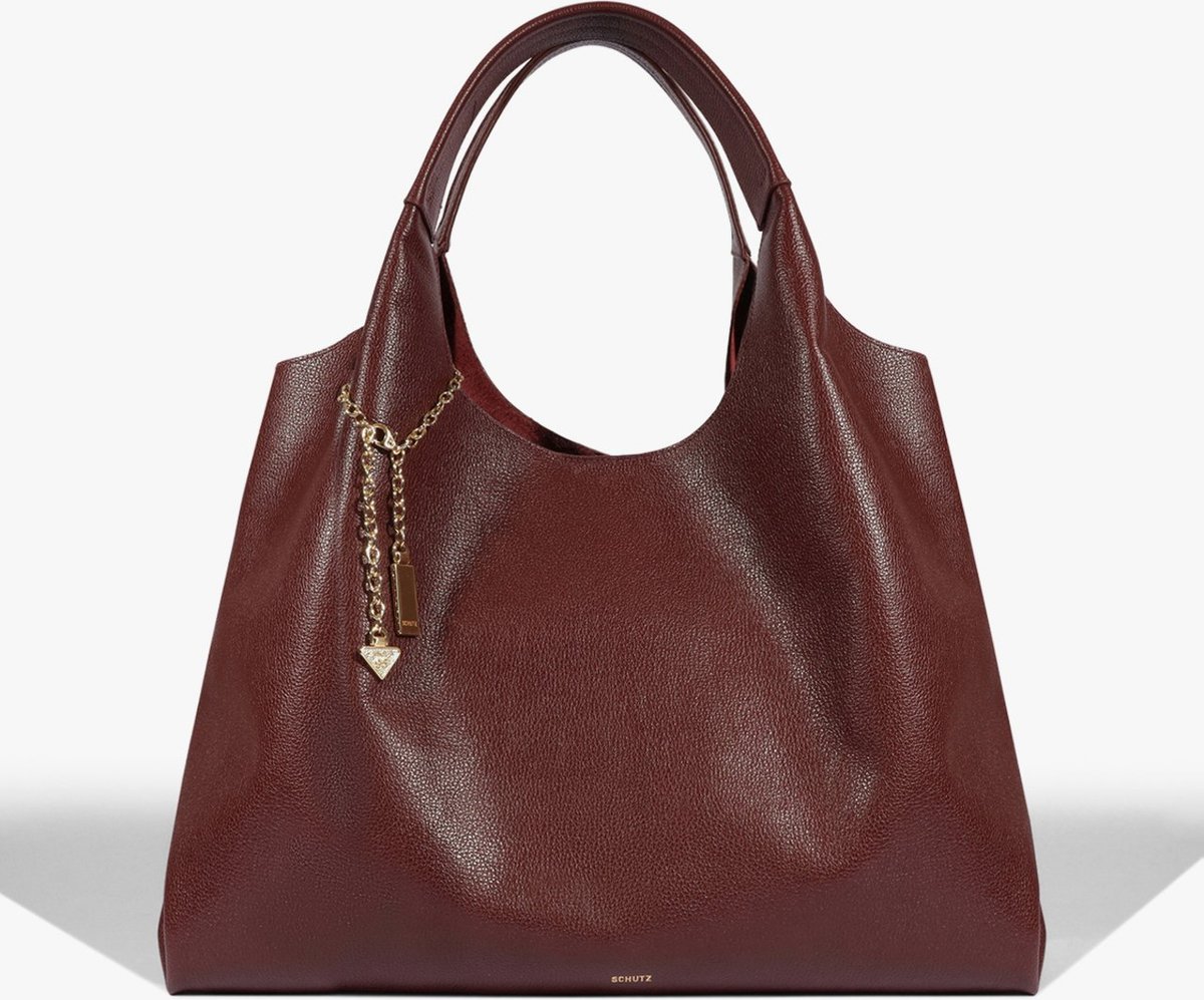 Imagem principal Bolsa Hobo Agnes Couro Schutz Schutz BR Marrom Schutz BR Marrom