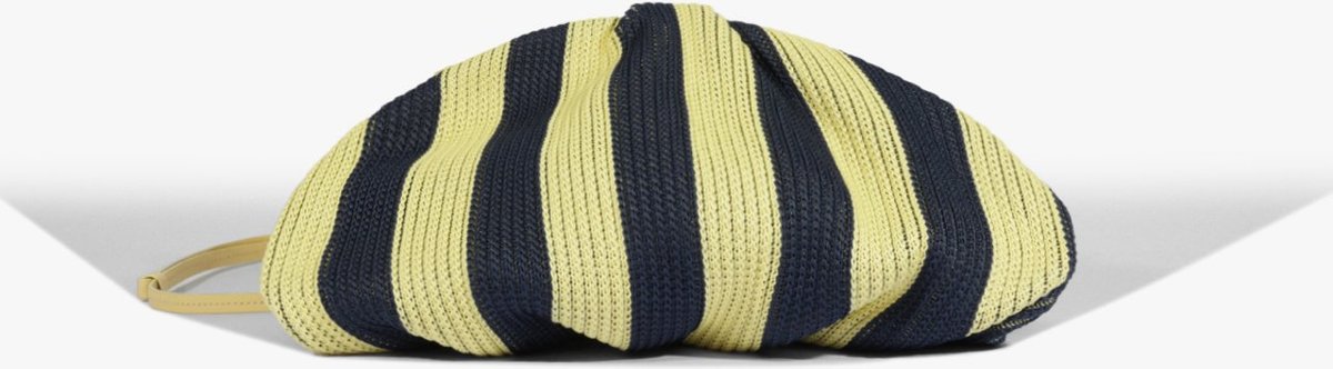 Bolsa Maxi Clutch Avril Tricô Amarela | Schutz