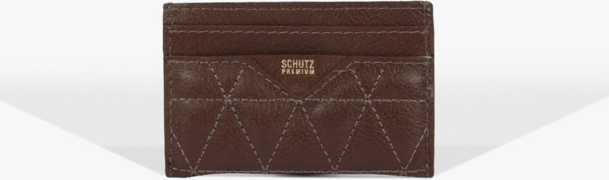 Imagem principal Porta Cartões Couro Matelassê Schutz Schutz BR Marrom Schutz BR Marrom