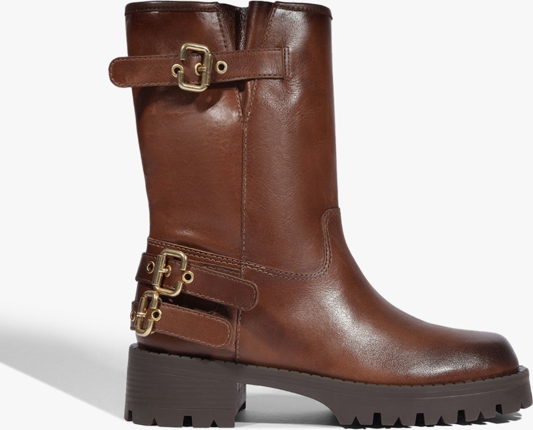 Imagem principal Bota Cano Médio Tratorada Couro Schutz Schutz BR Marrom Schutz BR Marrom