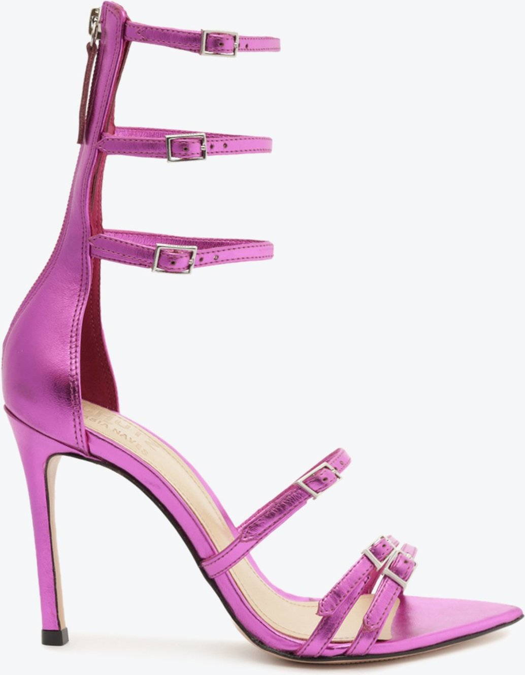 Imagem principal Sandália Gladiadora Vica Couro Rosa Schutz Schutz