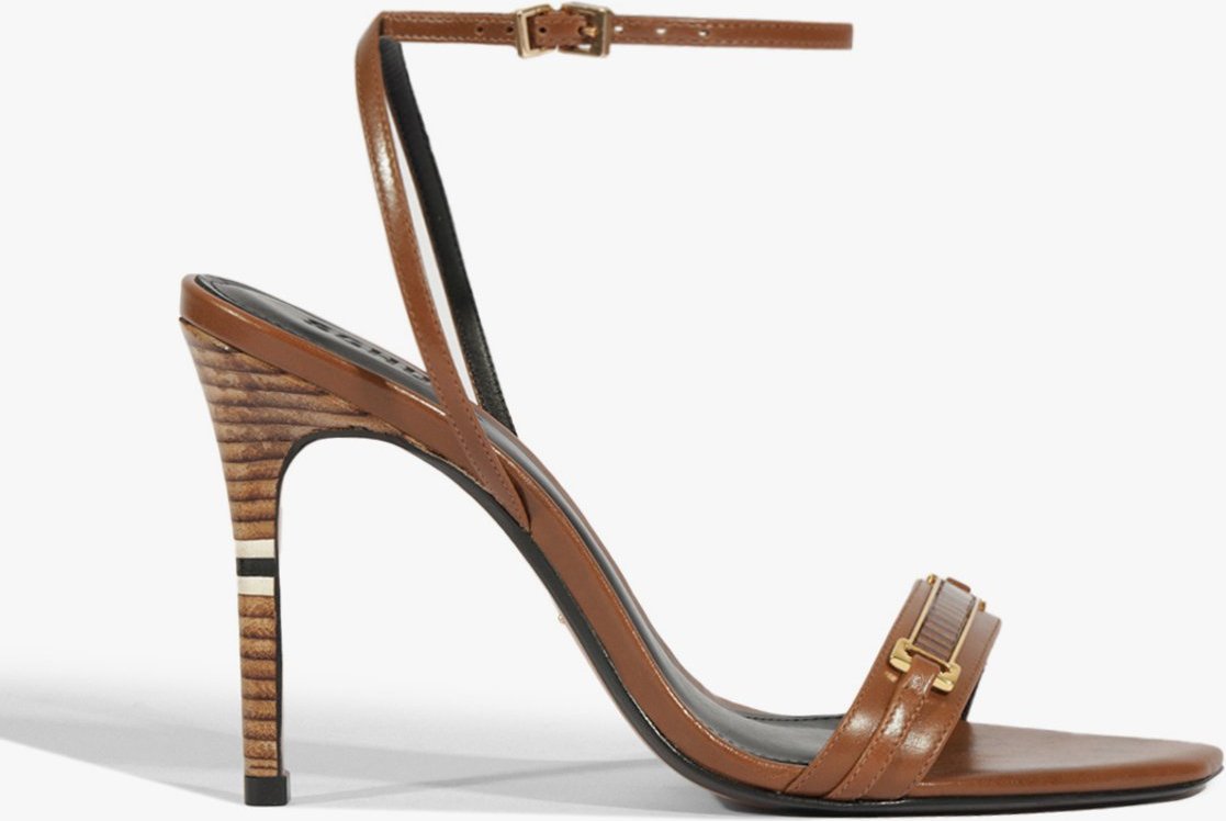 Imagem principal Sandália City Chic Couro Schutz Schutz BR Marrom Schutz BR Marrom